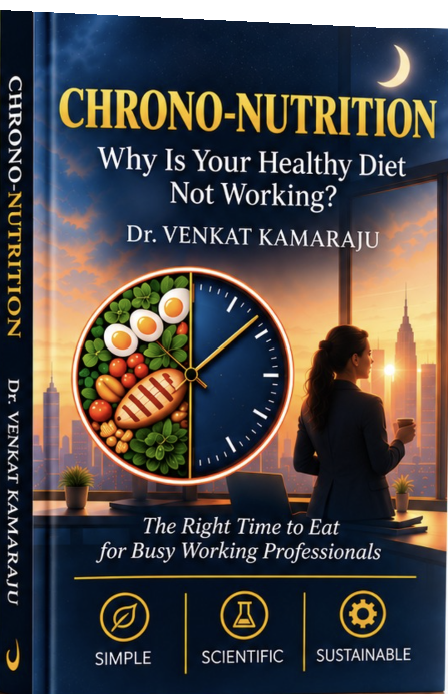 Chrono-Nutrition: Why Is Your Healthy Diet Not Working? by Dr. Venkat Kamaraju, PhD